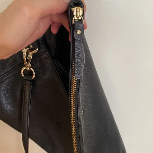 Kate Spade Black Soft Leather Adjustable Strap Crossbody Shoulder Handbag - Picture 16 of 16